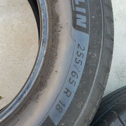 Michelin Tires 255 65 18