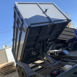 Scissor Lift Dump Trailer 