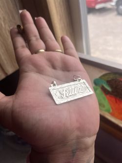 925 Silver Nameplate Box 