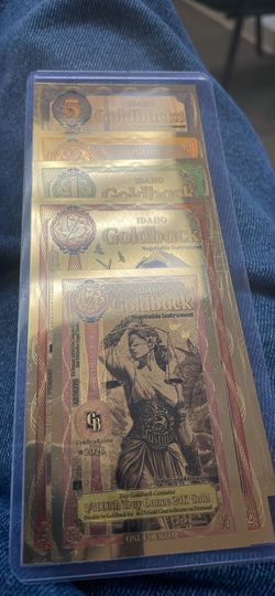 Idaho starter set Goldback 1/4,1/2,1,2,5