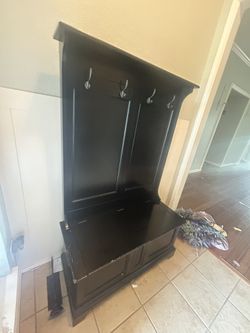 Hall Tree With Storage
