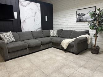 Large Gray Sectional Free Delivery
