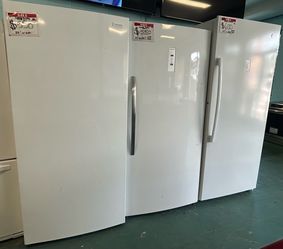 GREAT SELECTION OF WHITE UPRIGHT FREEZER 33”- GREAT PRICE