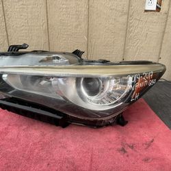 2014 2015 2016 2017 INFINITI Q50 LEFT SIDE HEADLIGHT OEM USED 