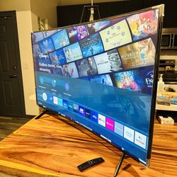 Curved! 55” Samsung Smart TV UHD HDR 4k! 