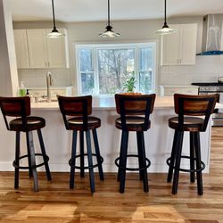 Bar height, stools