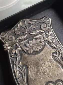 .925 VINTAGE Match Safe 