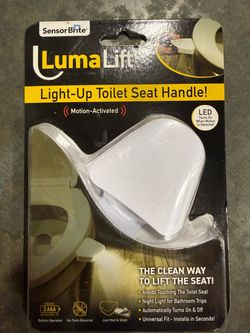 Light-Up Toilet Seat Handle