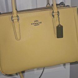 Mustard Coach Bag