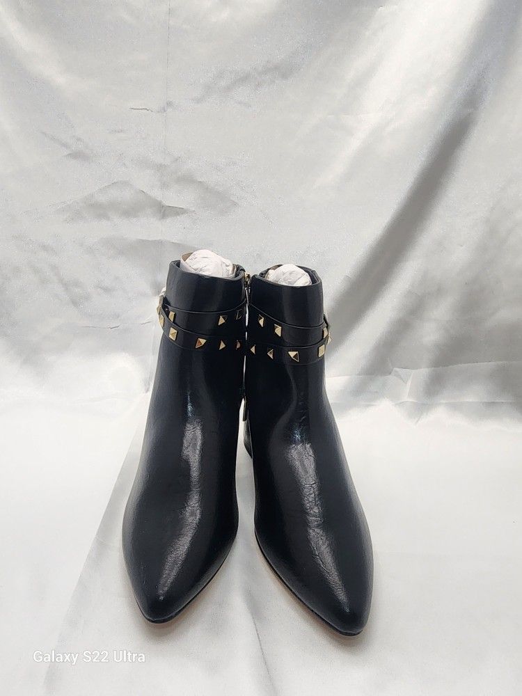 The Drop Women's Jessi Side-Zip Block Heel Ankle Boot size 10