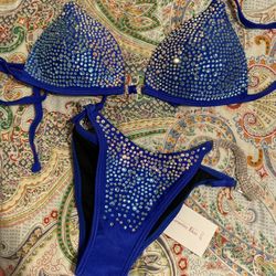 Blue Competition Bikini