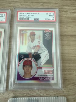 2018 Topps Chrome Shohei Ohtani 1983 Topps