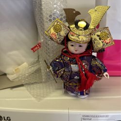 Traditional Japanese Samurai Doll