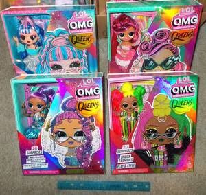 ~ Brand New ~ LOL , L.O.L Surprise    - 4 Doll Set Omg Queens 