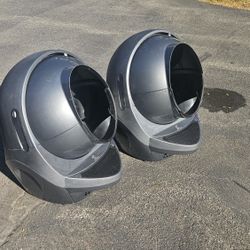 Two Litter Robot 3 Connect Litter Boxes