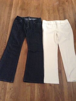 Jeans and dress pants
