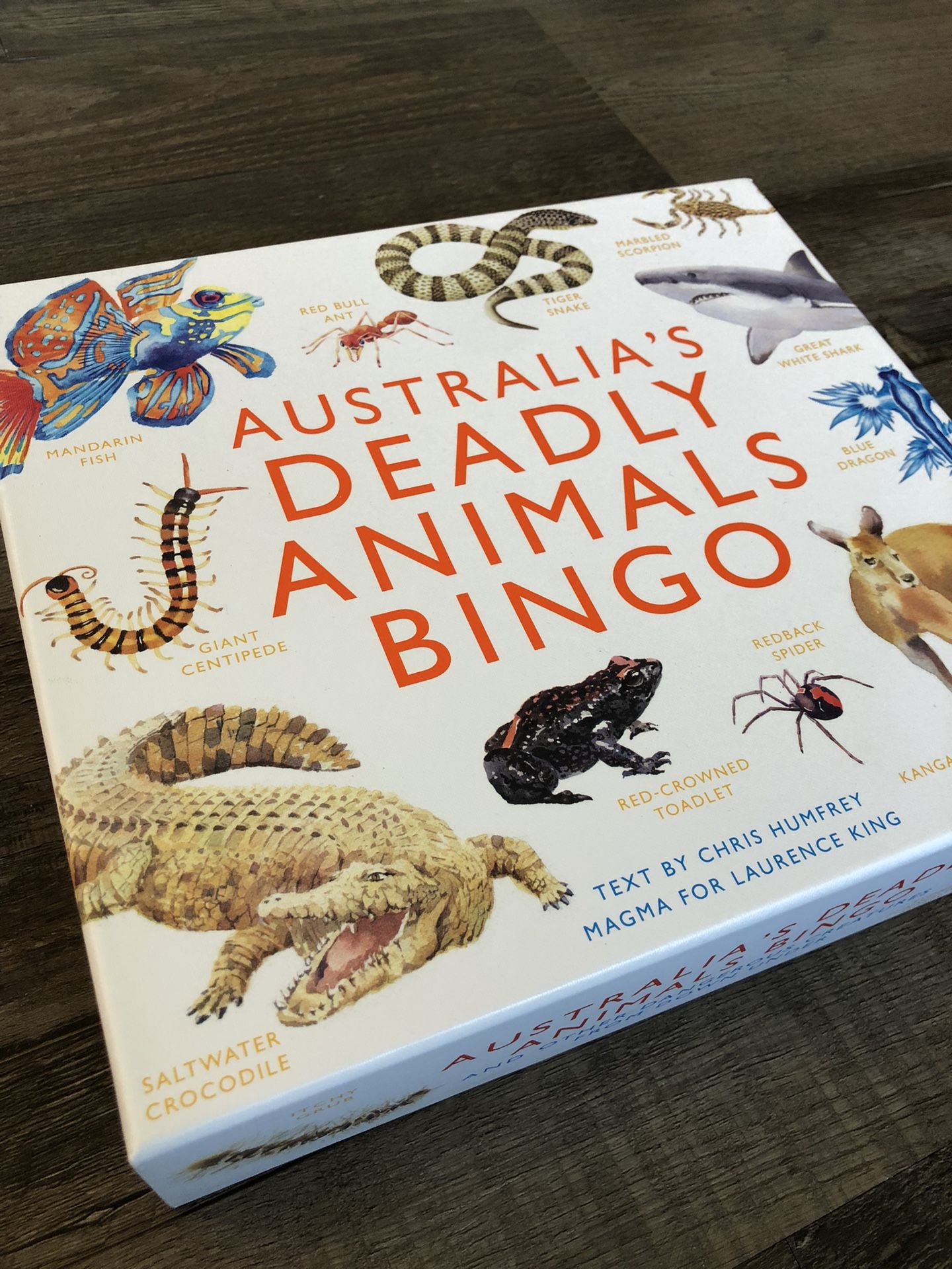 Australia’s Deadly Animals Bingo