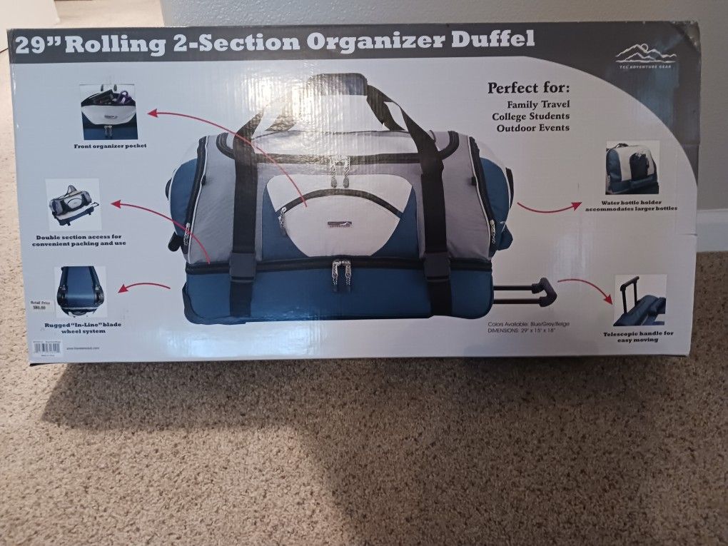 Rolling Duffel Bag 29