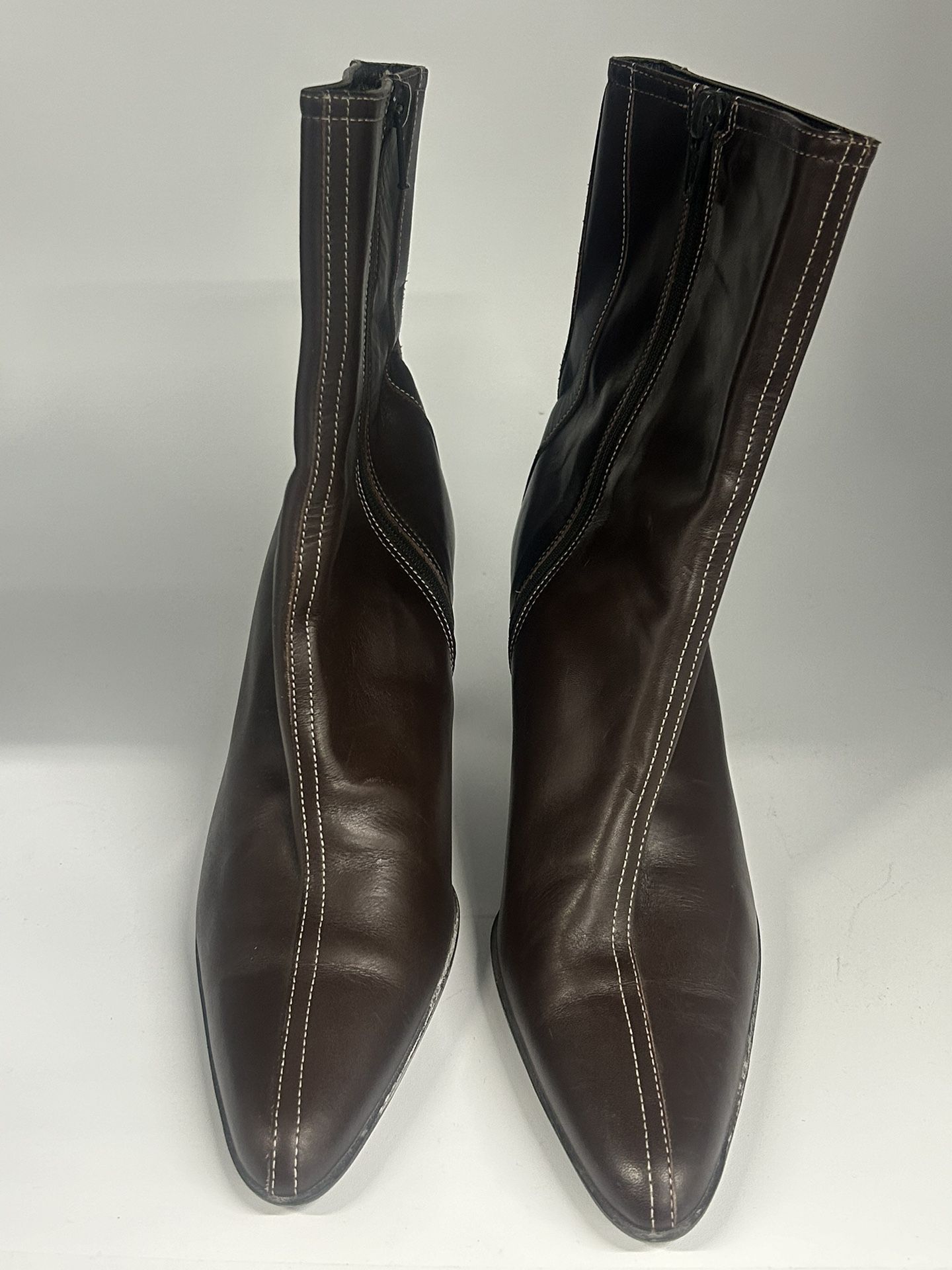 COACH leather Ankle High Boots / Brown SIZE 6B
