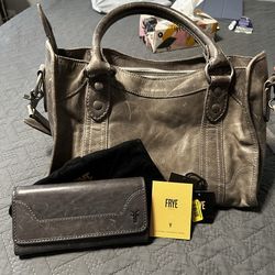 Frye Melissa bag and wallet