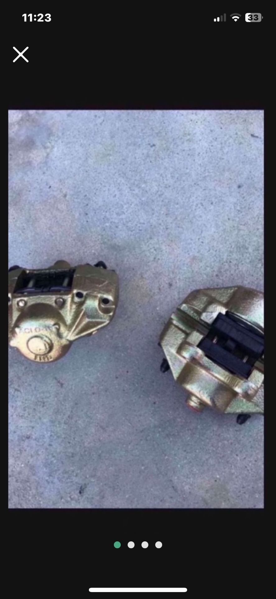  $200 Pair Squareback  Volkswagen Type 3 Front Calipers 