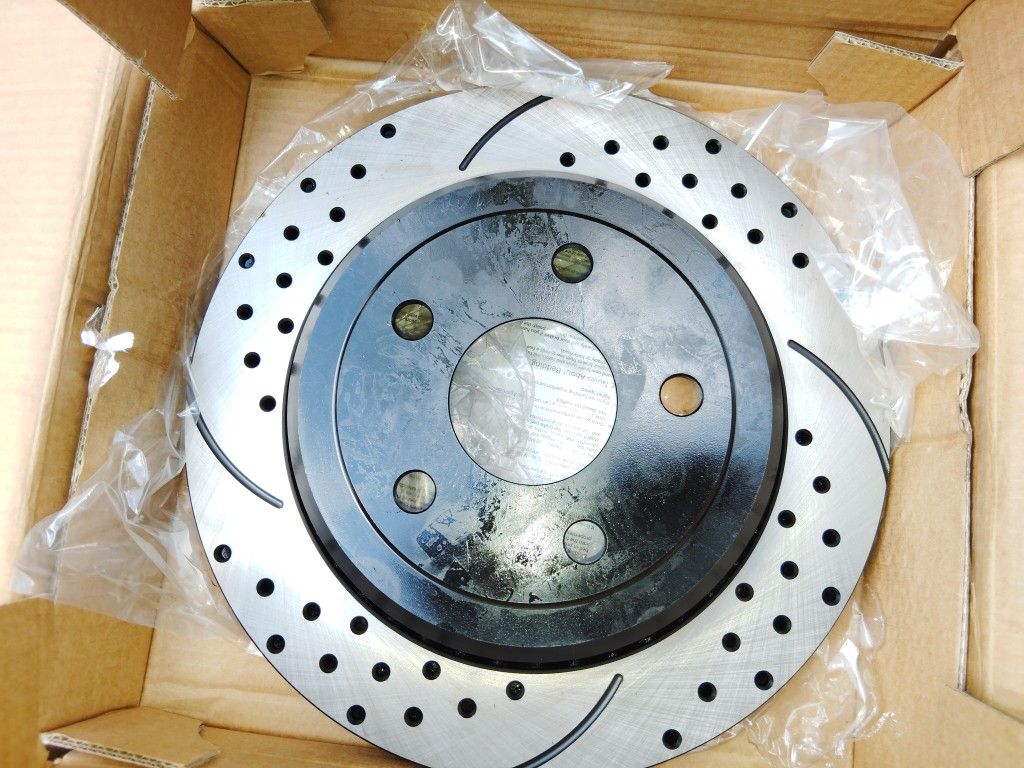Drilled And Slotted Rotors " Brand New"