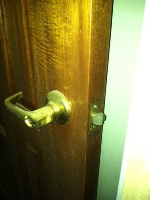 Solid Mahogany wood Front Entrance exterior door with all hardware Home & Garden