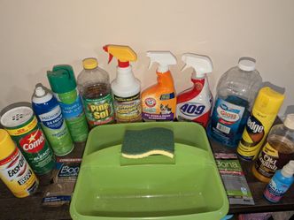 Lot of Cleaning Supplies