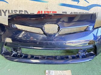 w/dents 2012 - 2013 - 2014 - 2015 TOYOTA PRIUS PLUG IN FRONT BUMPER COVER OEM AY82468