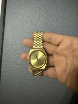 Gold Nixon Watch