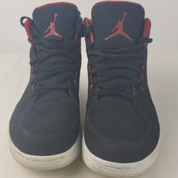 Nike Air Jordan 1 Flight 3 Shoes Black Red High Top Basketball Sneakers Men's 13