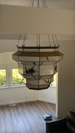 Stained Glass Pendant Light