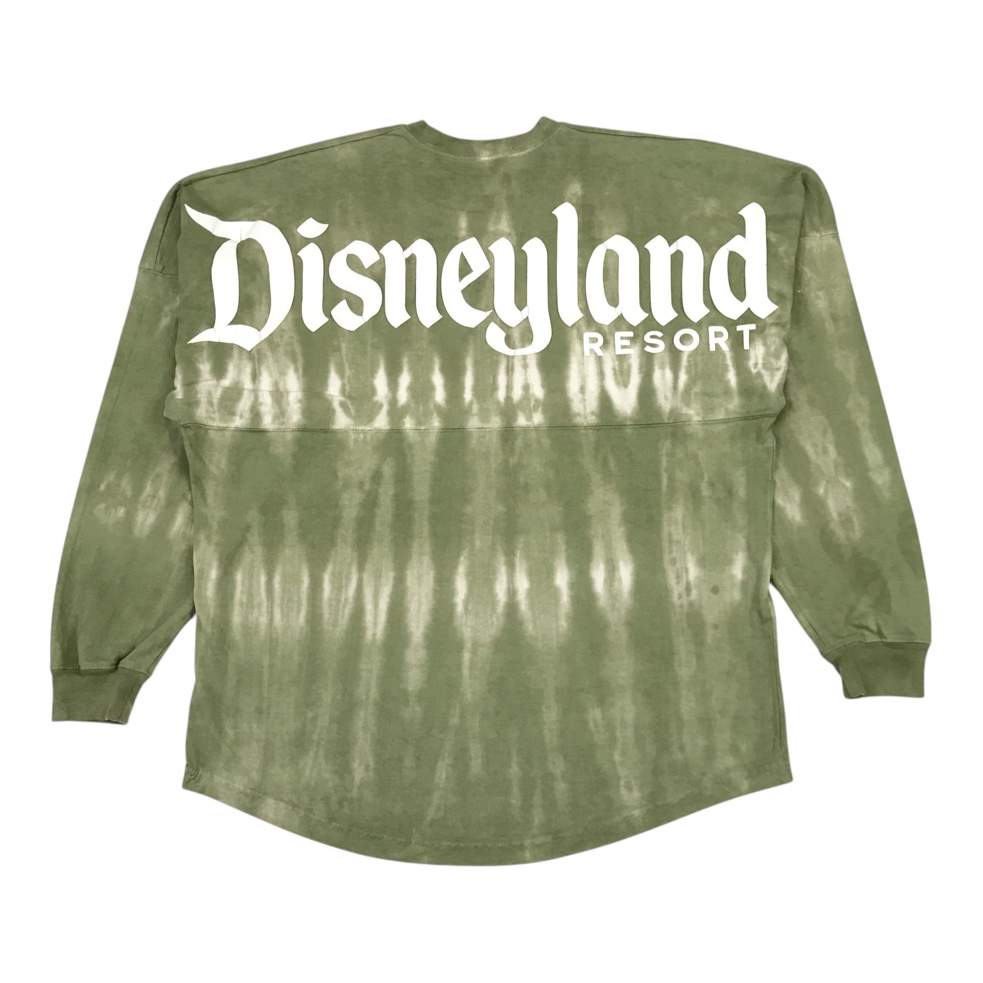 Disneyland Shirt Small S Green Tie Dye Spirit Jersey Disney Mickey Mouse Baggy