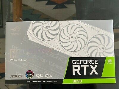 NVIDIA ASUS ROG White Strix GeForce RTX 3090 24GB GDDR6X .