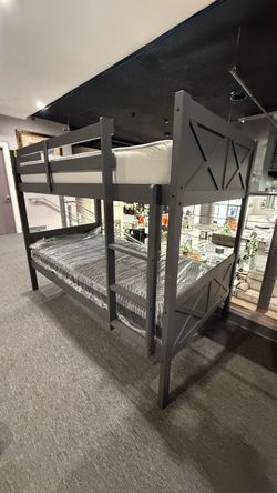 TWIN OVER TWIN BUNK BED