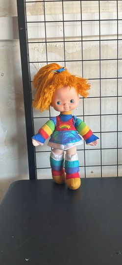Vintage Authentic 1983 Rainbow Brite 18" Stuffed Doll Plush Hallmark Mattel Bright