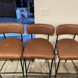 Pottery barn bar stools X 3