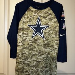 Nike Dallas Cowboys Camouflage Shirt Size S 