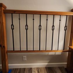 Queen Solid Wood Bed Frame 
