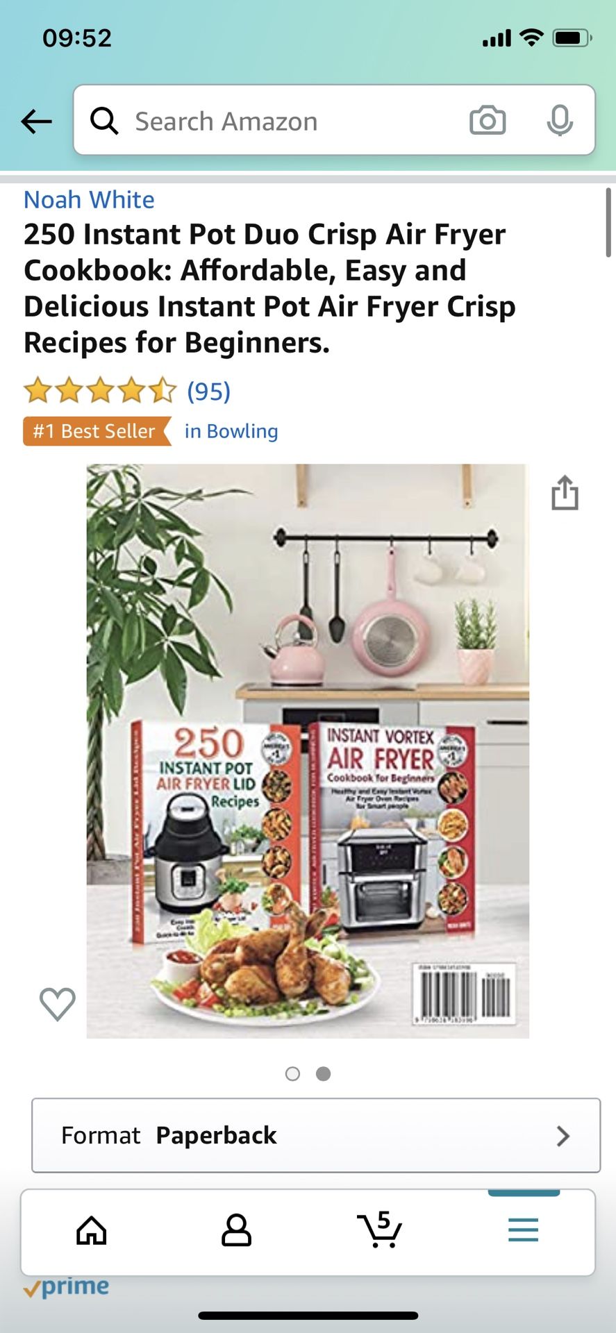 Instant pot cookbook air fryer