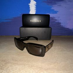 Versace Brown And Gold Sunglasses 