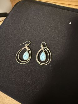 Larimar Earrings