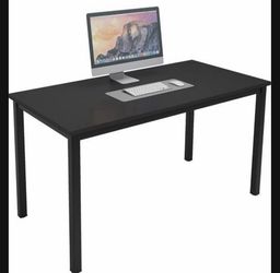 Small Office Desk Computer Desk Gaming Desk Computer Table Sturdy Writing Workstation for Home Office, Black