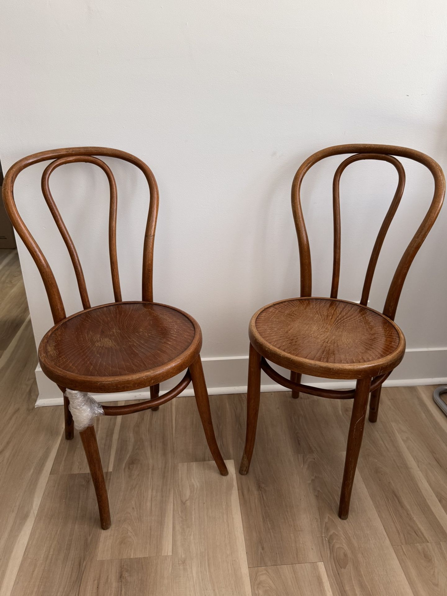 2 Wooden Antique Chairs