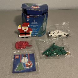 Rare 2004 Lego 4759 Christmas Ornaments Open Box 