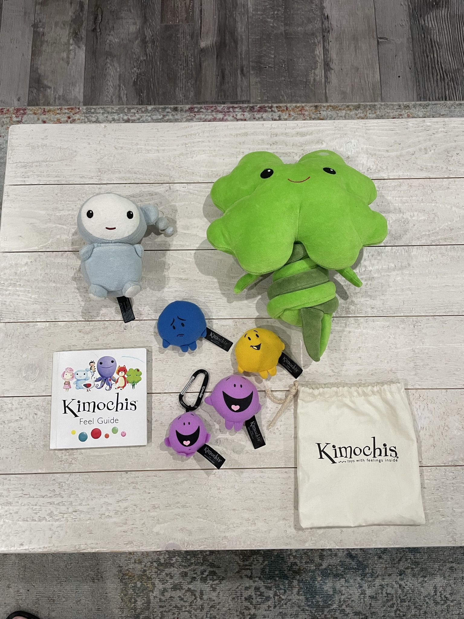 Kimochis Clover Cloud Emotions Feelings Guide Plush Bundle