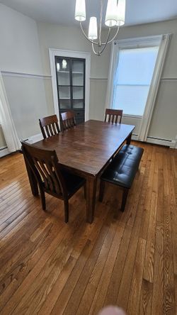 Dining room table and chairs