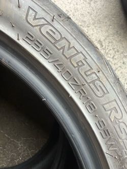235/40/18 Hankook Ventus RS4 (2 Tires) Like New $125.00/ Both