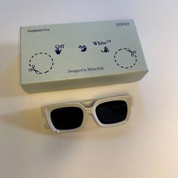 Off White White square Sunglasses