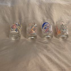 Disney Glasses Set Of 4